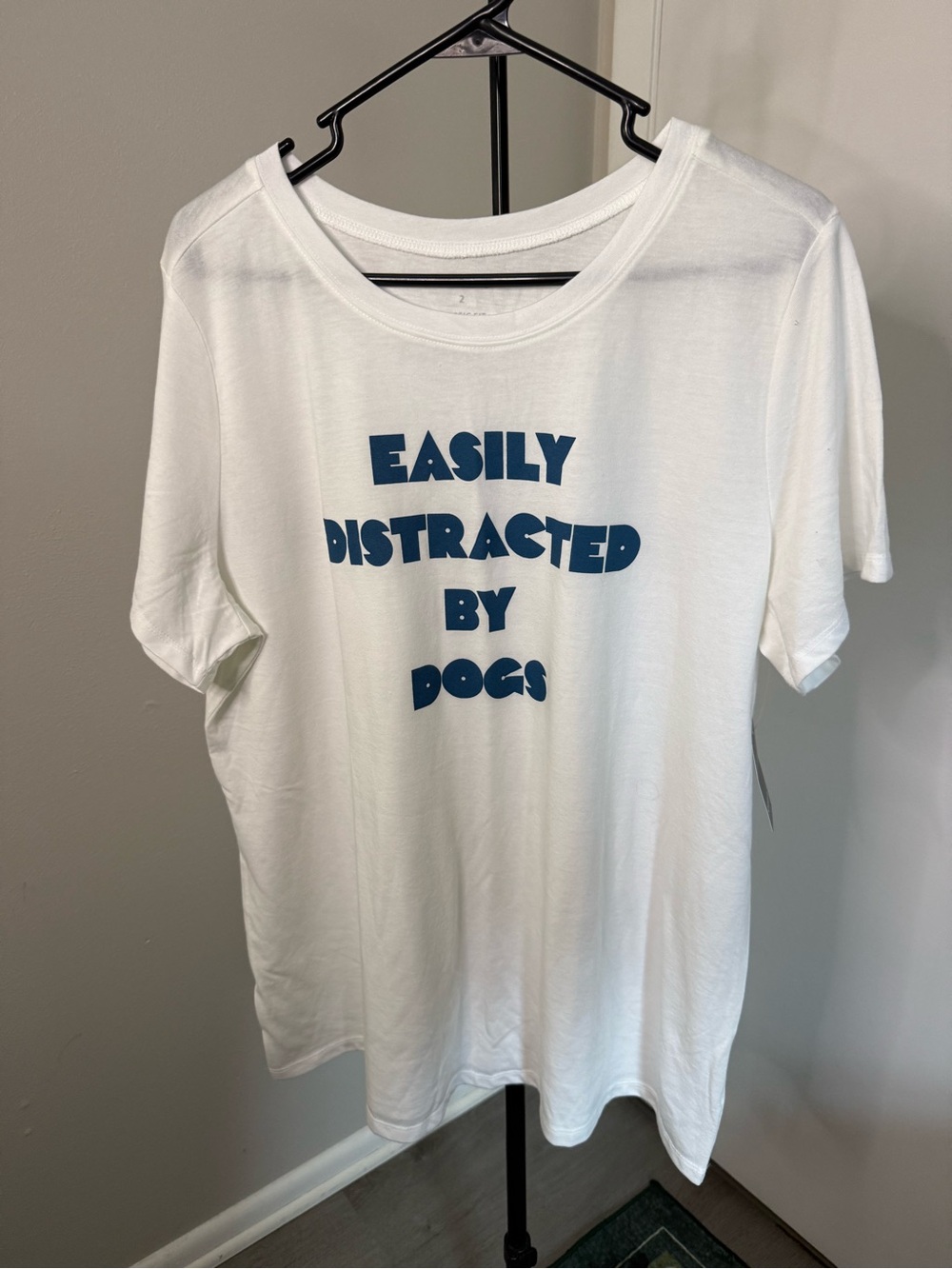 Torrid Graphic Tee “Easily Distracted by Dogs” size 2